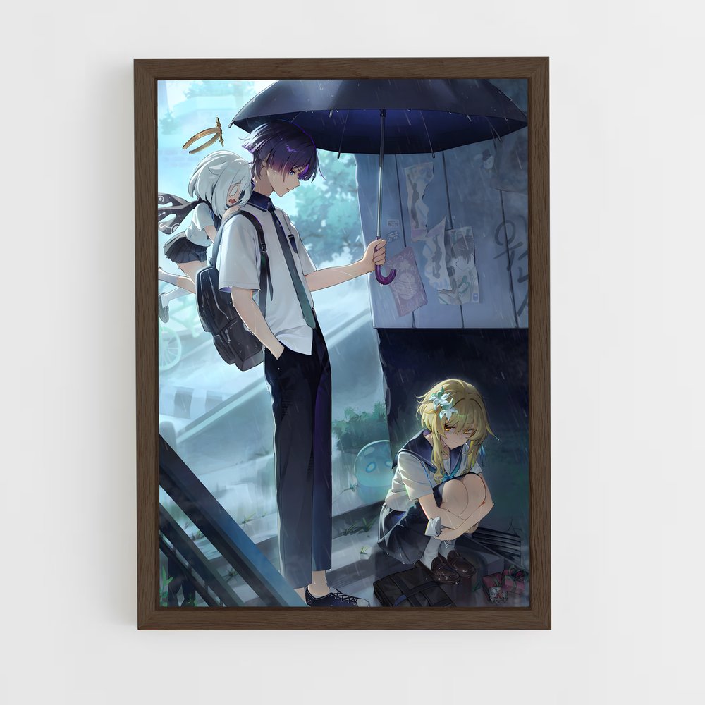 Poster Genshin traveler perchés – affiche Genshin impact (vue 5)